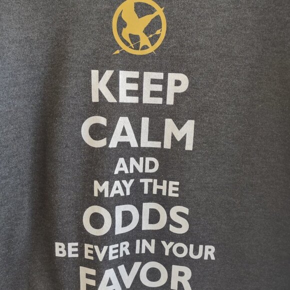 Hunger Games Mockingjay Women's Sweatshirt  'Keep Calm . . . '  Size Small USA - Picture 4 of 5